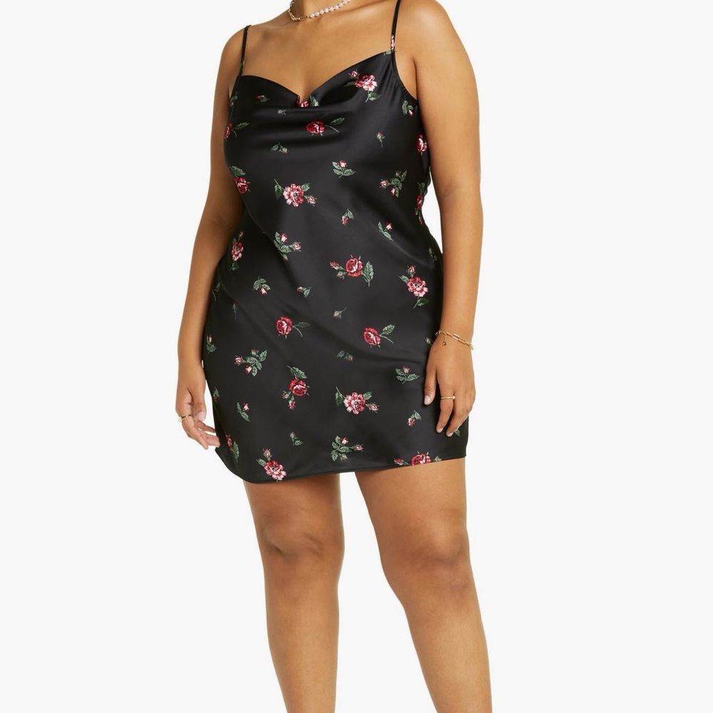 BP. 4XL Satin Mini Dress